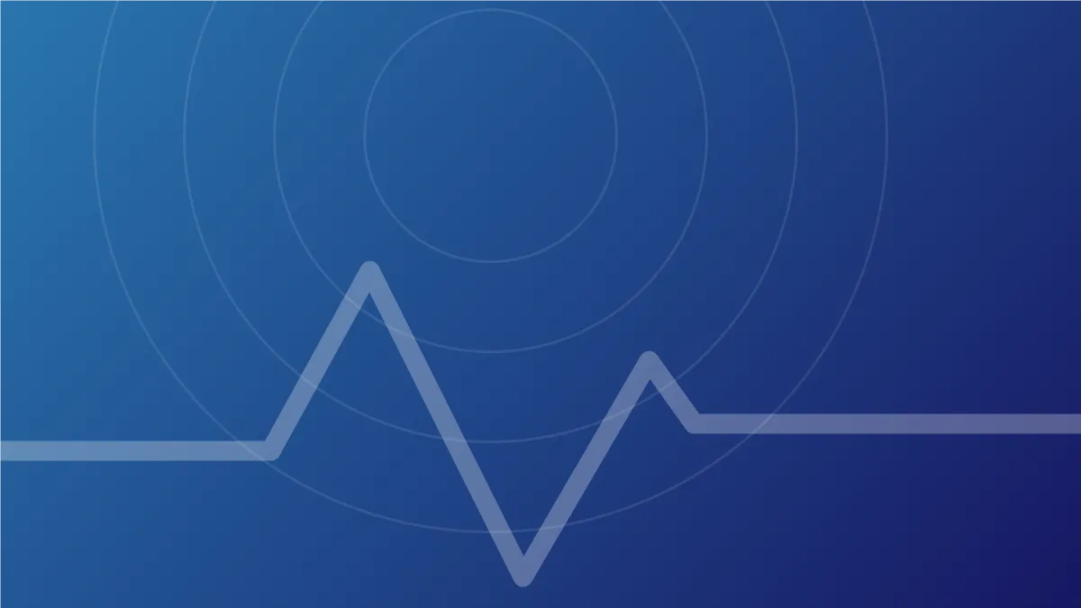 Blue abstract graphic for the explainer on how hurricanes form