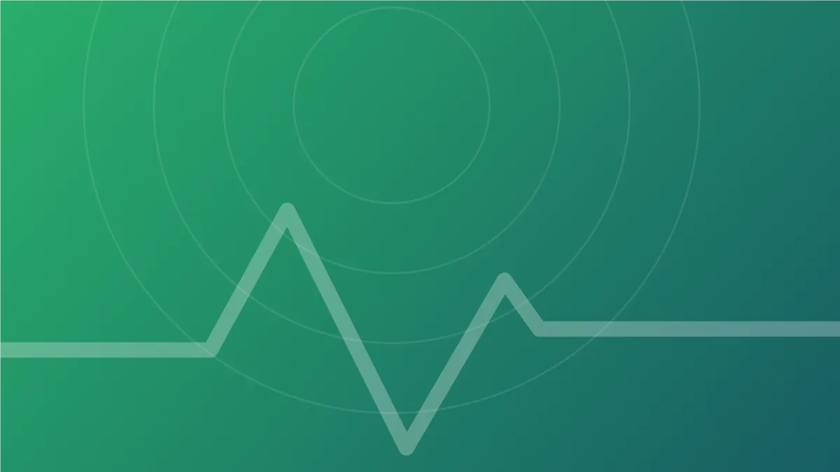Green abstract graphic for the explainer on inflation