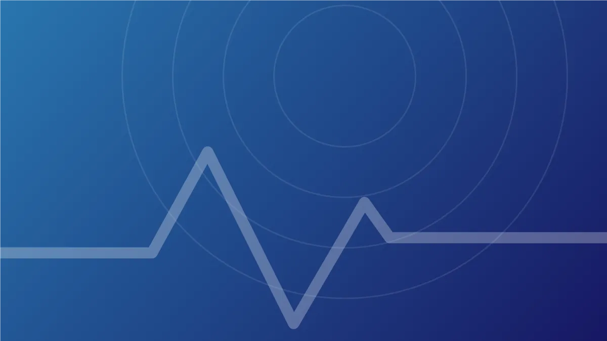 Blue abstract graphic for the explainer on why we have leap years